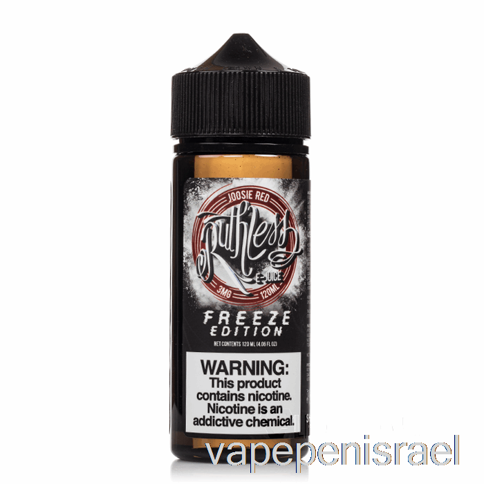 חד פעמי Vape Israel Joosie אדום - מהדורת הקפאה - אדים חסרי רחמים - 120 מ"ל 6 מ"ג